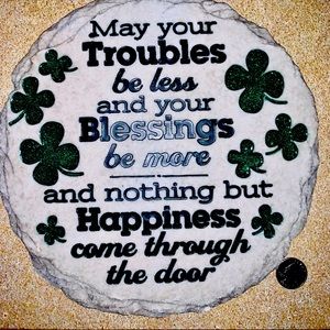 Irish Blessing Stone wall decor